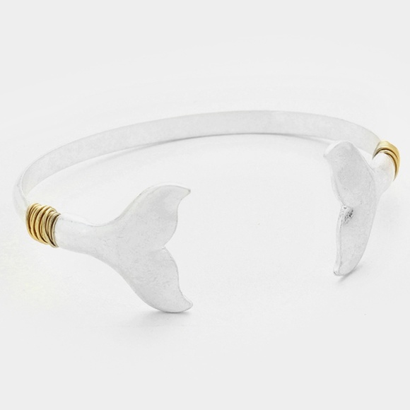 Jewelry - OUT OF STOCK - Whale Tail Cuff Bracelet